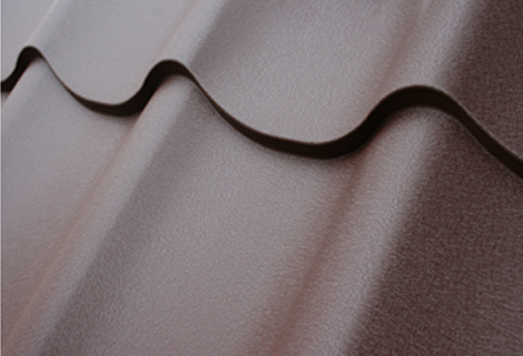 polyester mat pour carreaux métalliques